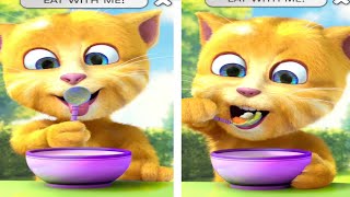 Talking Ginger Eating