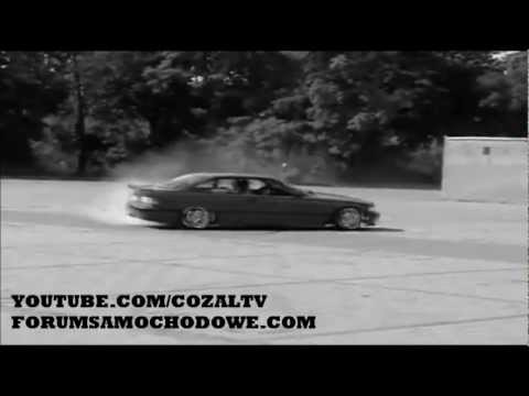 Delikatne palenie gumy BMW E36 318-Krotoszyn Tuning Show 2007