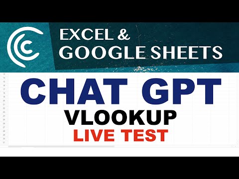 XLOOKUP in Excel Google Sheets from Other Worksheets with CHAT GPT