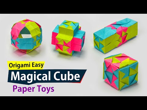 Origami Transformation Magic Cube Easy