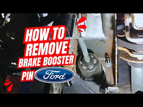 how to remove brake booster pin, Ford F-150,Ford F-150 truck, Brakes power booster