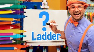 How To Draw A Ladder + More | Draw with Blippi! | Kids Art Videos | Drawing Tutorial