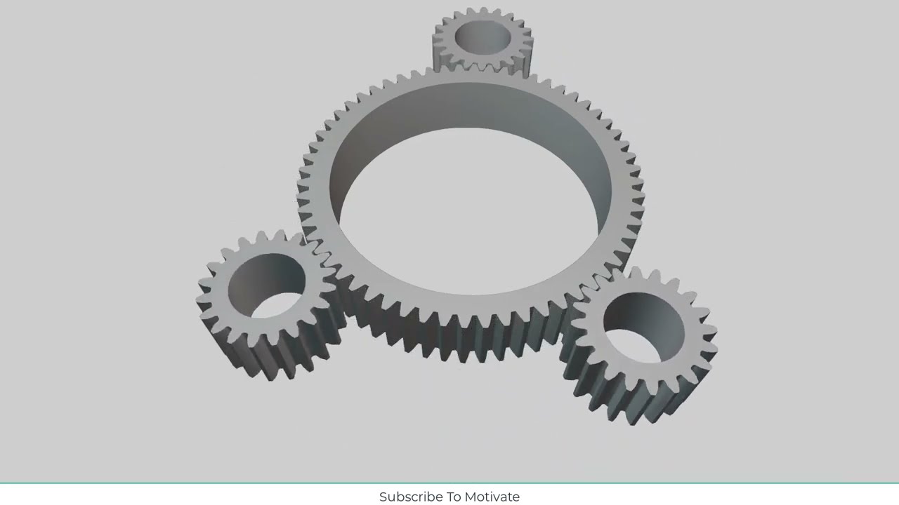 Simple Gear Animation in Blender using Drivers