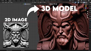 Создавайте 3D-элементы из изображения в Blender!
