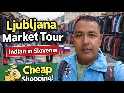 Ljubljana Market Tour | Indian Worker in Slovenia