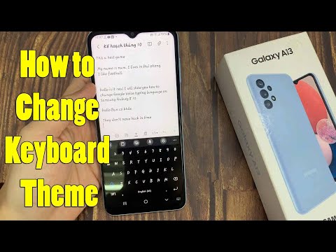 How to Change Keyboard Theme in SAMSUNG Galaxy A13 – Customize Keyboard