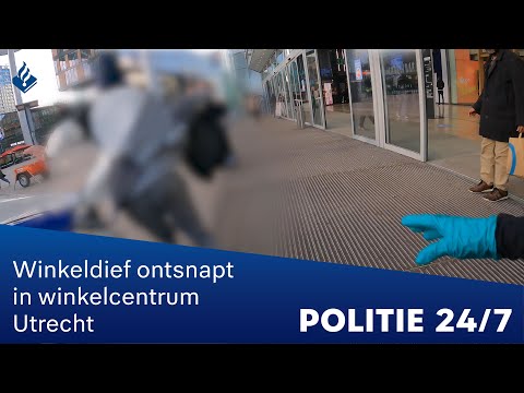 Winkeldief op de vlucht | POLITIE 24/7