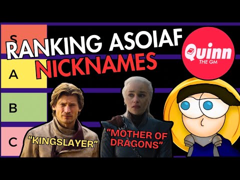 Ranking ASOIAF Nicknames w/ Fantasy Haven
