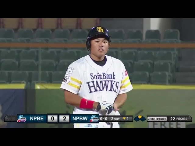 【AWB】ホークス・大本 先制の2点タイムリー!! 2018/12/12 NPB-W-NPB-E