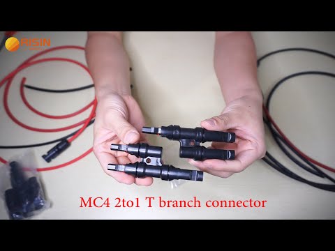 MC4 T Branch Connector