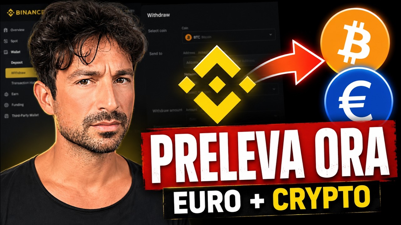 COME PRELEVARE DA BINANCE (CRYPTO ED EURO) | GUIDA PASSO-PASSO