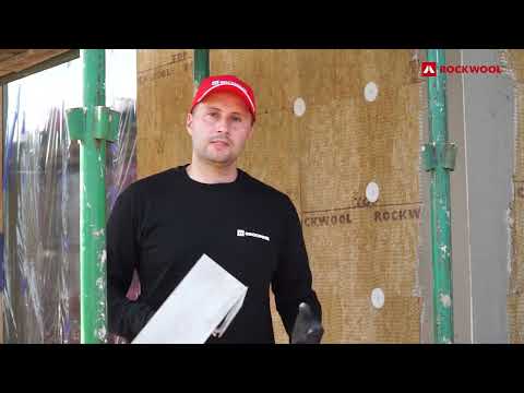 Izolacja ścian zewnętrznych wełną skalną ROCKWOOL