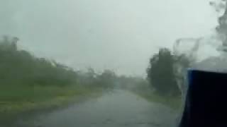 preview picture of video 'In auto sotto la pioggia verso Pianoro'