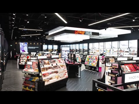 Réalisation de la boutique Sephora à Nantes Atlantis