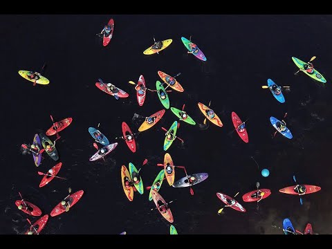 Kayaking fun at Poulaphouca Reservoir (Blessington Lake)
