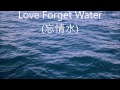 忘情水 (Love Forget Water) - 劉德華 (Andy Lau) - English lyrics 忘情水 (Love Forget Water) - 劉德華 (Andy Lau) - English lyrics