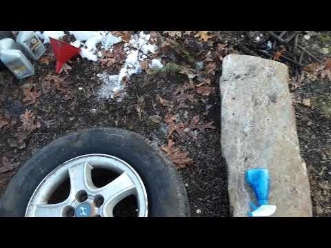 Part of a video titled Make a Valve stem core removal tool - YouTube
