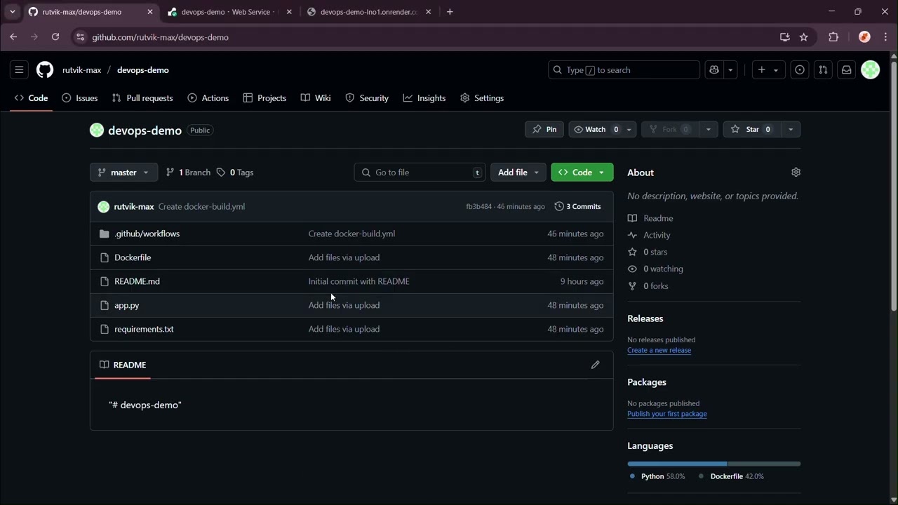 DevOps Assignment | Flask App Dockerized & Deployed to Render (Full Walkthrough)
