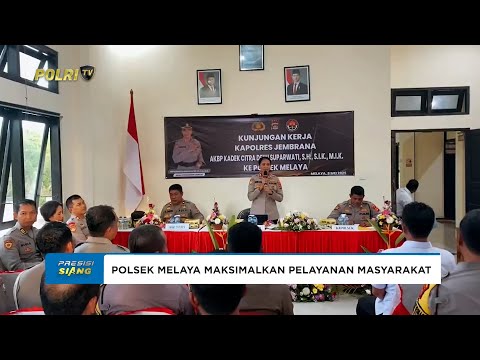 POLSEK MELAYA PERKUAT SOLIDITAS ANTAR PERSONEL DAN MAKSIMALKAN PELAYANAN MASYARAKAT