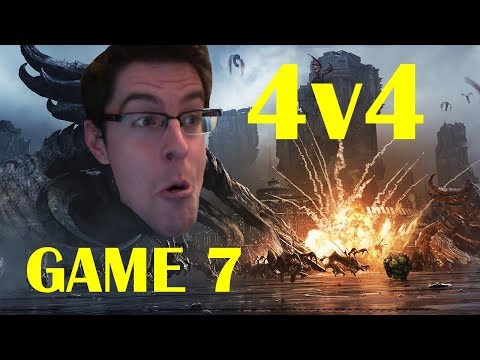 PLANETARY FORTRESS RUSH... AGAIN? - StarCraft II 4v4 - [Game 7]