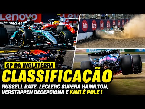 VERSTAPPEN DECEPCIONA! LECLERC SUPERA HAMILTON, RUSSELL BATE E KIMI É POLE ! FORMULA 1