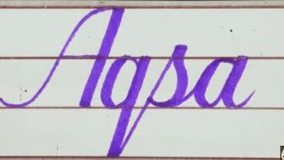 Aqsa Name Whatsapp Status Aqsa Name Calligraphy En