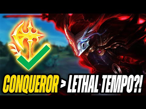 Is CONQUEROR The Best Rune For YASUO SEASON 13?! (Insane Late Game?!) - League of Legends