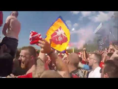 Vejle Boldklub pitch invasion