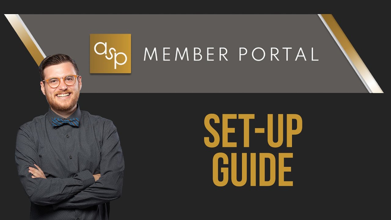 ASP Member Portal Profile Set Up
