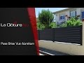 Pose d'une CLOTURE ALUMINIUM LaClotureAlu.fr