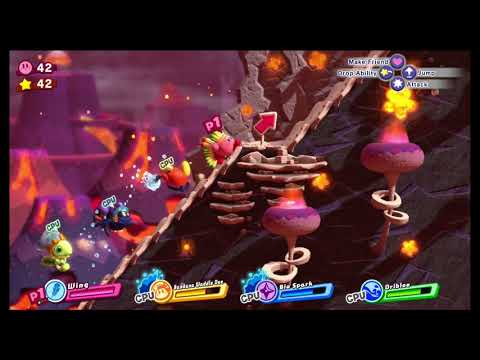 Kirby Star Allies - Planet Popstar - Nature's Navel
