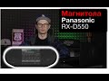 Магнитола Panasonic  RX-D550GS-W