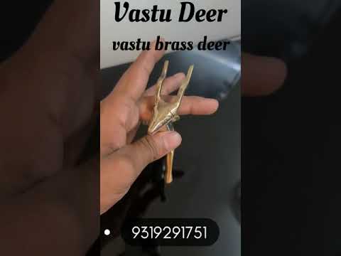 Vastu Golden Brass Small Deer