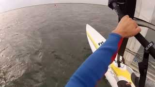 preview picture of video 'Windsurfing Stone Harbor    October 6, 2012'