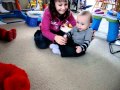 Mason And Tickle Me Elmo Playing Together