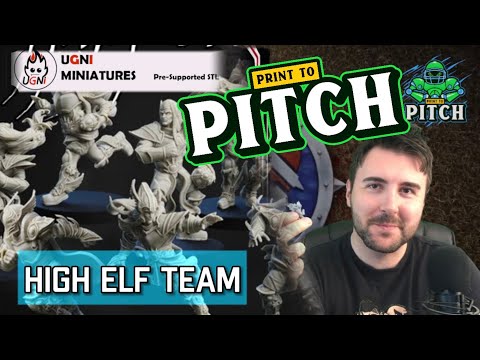 UGNI High ElfTeam - 3D Printing Blood Bowl | Print to Pitch (Bonehead Podcast)