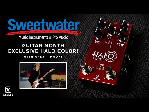 Keeley Halo Andy Timmons Dual Echo Pedal - Andy Apple Red Keeley Halo Andy Timmons Dual Echo Pedal - Andy Apple Red