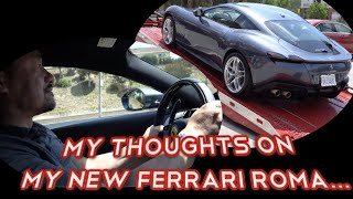 Delivery and First Drive of My New Ferrari Roma | Ferrari Collector David Lee