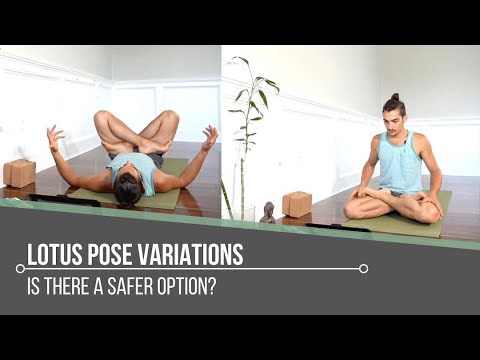 Lotus Pose Variations: Is There A Safer Option?