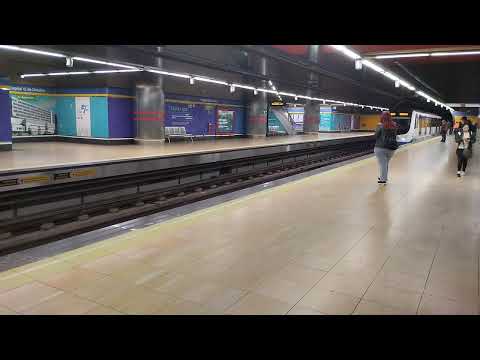 Metro Madrid serie 3000 (3112 / 3201) - Villaverde Bajo, Hospital Doce de Octubre 