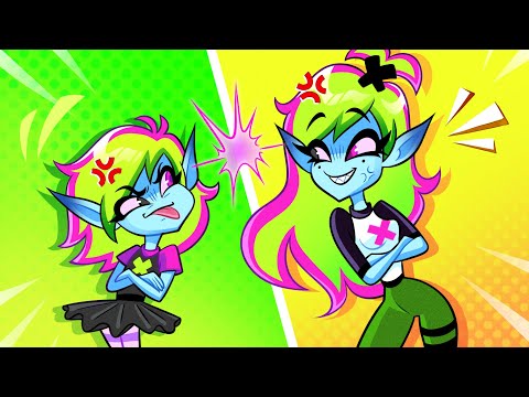 Who's The Eldest Sister? GREENY vs WEE || My Annoying Little Sister by Teen-Z House