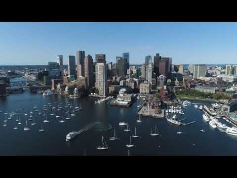 Massachusetts 4k, USA, Boston Massachusetts, Drone Footage From Above, Boston 4k, Ultra HD