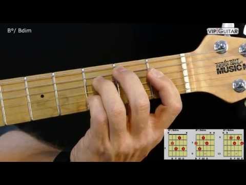 Gitarrenakkorde: B°/ Bdim chord