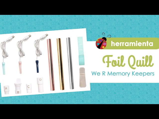 Vídeo relacionado con We R Memory Keepers Pluma de Aluminio-Rollo de 12 x 96 Pulgadas Foil, Plateado, 30.5 x 244 cm
