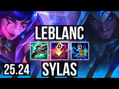 LEBLANC vs SYLAS (MID) | KR Challenger | 25.24