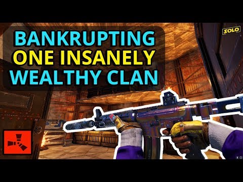 Bankrupting A Salty Clan When They Let Us In Their LOOT ROOMS! - Rust (4/4)