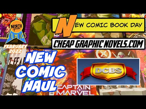 DCBS & CHEAPGRAPHICNOVELS.COM NEW COMIC HAUL FEBRUARY 2022 | NEW COMIC BOOK DAY 2022 EPISODE 3
