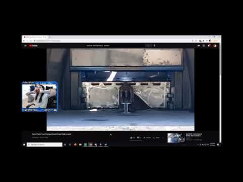 Double barrel garbage truck