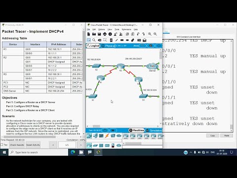 7.4.1 Packet Tracer - Implement DHCPv4