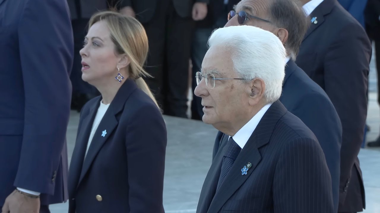 GIORGIA MELONI CANTA L'INNO DI MAMELI NEL GIORNO DELL’UNITÀ NAZIONALE E DELLE FORZE ARMATE